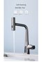 Digital Kitchen Evyie - Imported Anthracite Faucet with Waterfall Fountain and Spiral - 7