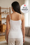 Modal Adjustable Strap Women's Tank Top White 3-Pack