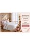 Double Lace Floral Embroidered Duvet Cover Set-White&Pink - 2