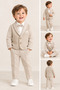 Mymi̇o Men's 9-12-18-24 Months 3-Piece Suit with Mesh Jacket - 3