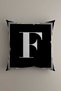 Lettered Cushion Cover - Letter F - 43x43 Cm - 2