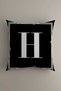 Lettered Throw Pillow Case - Letter H - 43x43 Cm - 2