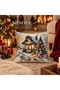 Winter Scenery Digital Printed Throw Pillow Cover 43X43 cm - 3