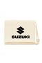 Suzuki Logo Text Black Cream Canvas Messenger Bag