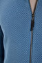 Men's Slim Fit Slim Fit Print Half Turtleneck Zip-Up Indigo Color Cardigan - 4