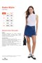 Women's Regular Fit Classic Cut Viscose Fabric Turtleneck Zero Sleeve White Blouse - 2
