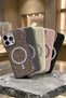 iPhone 16 Promax Compatible White Luxury Magsafe Compatible Premium Crystal Stone Sparkling Case - 2