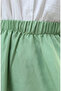 Elastic Waist Comfortable Cut Skirt 0227-09 Green - 5