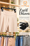Premium Black Trouser and Skirt Hangers - Set of 18 |   Adjustable Metal Clamp Luxury Series 720507 - 5