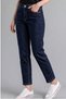 Women's High Waist Boyfriend Denim Pants - 4