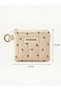Cream Yellow Floral Patterned Handmade Small Wallet - 5