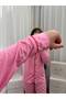 Red Heart Patterned Pink Milan Pajama Set - 5