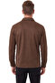 Men's Regular Fit Anti-Pilling Anti-Wrinkle Brown Suede Shirt – Double Pockets with Lycra Fasteners 2302329 - 5