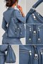 Women's Soft Leather Multi-Compartment Large Backpack and Shoulder Bag (41x33 cm) - 2