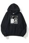 3 İplik Trust Nobody 2Pac Sweatshirt - Black Printed Oversize Hoodie