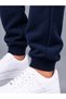 Unisex Children's Dark Blue Cargo Pocket Sweatpants 3-Strand Shardoon Fabric (Thick-Winter) - 5
