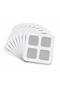 10Pcs Adhesive Disposable Sink Bathroom Kitchen Shower Drain Hair Hair Feather Catcher Wire Strainer - 8