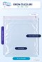 25X30+5 cm Transparent Gelatin Tape Bag 100 Pcs |   Dowry Bag Adhesive Packaging Bag - 2