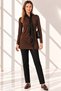 Women's Viscose Full Lycra Tunic-Brown - 8