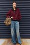 Üstte Düğmeli Sweatshirt - 2