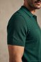 Men's Comfort Short Sleeve Green Knitwear Polo Neck T-Shirt - 7