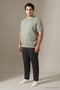 Men's Large Size Casual Summer Green Knitwear T-Shirt - 5