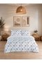 Duvet Cover Set Double 4 Piece Selvan Nostalgia Pattern 200X220