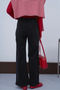 Women's Elastic Waist Flexible Comfortable Fit Wide Leg Pants - 3
