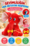 Red Elephant Plush Toy 20×17 cm – Children's Room Decor, Cute Baby Gift, Soft Plush Figure - 4
