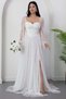 Sweetheart Neckline Long Sleeve Lace Dress Ecr5733