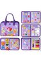 Montessori felt busy book - purple mermaid | 8 in 1 activity bag - 7