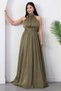 Rochie din sifon cu guler halter GRS4128 - 5