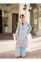Mehfil Cambric Cotton 2-Piece Collection with Flapper Trouser - 5