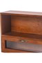 2-Tier Wooden Desktop Storage Cabinet with Transparent Doors,Multipurpose Organizer Shelf for Home and Office - 6