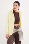 Basic Zippered Hooded Oversize Sweatshirt - 4