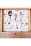 30x500 cm White Plastic Strawberry Drawer Liners,Non-Slip Waterproof Washable Kitchen Cabinet and Fridge Liner - 6