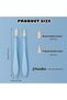 Paper Art Blending Stumps and Sketch Trimmer Set,20 Replacement Sponge Wipes with 2 Handles,Drawing Tools for Highlighting and Shadowing,Blue - 2