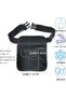 Canvas Tool Waist Bag with Adjustable Belt,Multi-Pocket Utility Pouch for Waiters and Gardeners,Black - 3