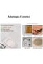 Ceramic Shell Shape Soap Dish,Decorative Sponge and Jewelry Tray for Bathroom and Kitchen,Snail Green - 4