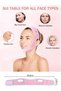 Double Chin Reducer and V Line Lifting Mask,Face Slimming Chin Strap for Sagging Skin,Light Pink - 5