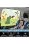 Magnetic Car Window Shade for Baby and Kids,Double-Layer Side Window Sun Shades with Dinosaur Patterns,UV and Heat,68x50cm - 7