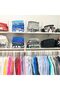 8-Pack Transparent Closet Shelf Dividers,Anti-Slip Cabinet Organizers with Clips,Clear Shelf Separators for Clothing and Handbags - 6