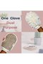 Exfoliating Mitt Body Scrubber,Double-Sided Bath Glove with Loofah Sponge and Natural Hemp Fibers,Black - 4