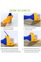 Cutting Edging Paint Brush with Wooden Handle,Multi-Functional Interior Wall Corner Brush for Watercolor and Oil Painting - 4
