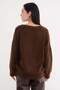 Buttoned V-Neck Oversize Knitwear Cardigan - 8