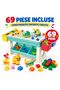 Construction play table, 69 pieces included - 6