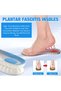 4D Cloud Technology Super Soft Sports Insoles,Acupoint Massage and Arch Support,Black - 5