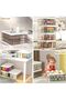 Stackable and Foldable Plastic Storage Bins with Lids,Versatile Closet Organizers with Handles for Bedroom,Kitchen and Living Room - 4