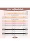 8 PCS Women's Non-slip Elastic Bra Strap Holders,Adjustable Bra Strap Clips for Back,6 Colors - 3