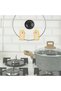 Self-Adhesive Wall Mounted Cookware Lid Holder,3 Pairs Adjustable Punch-Free Kitchen Cabinet Door Storage Rack - 8